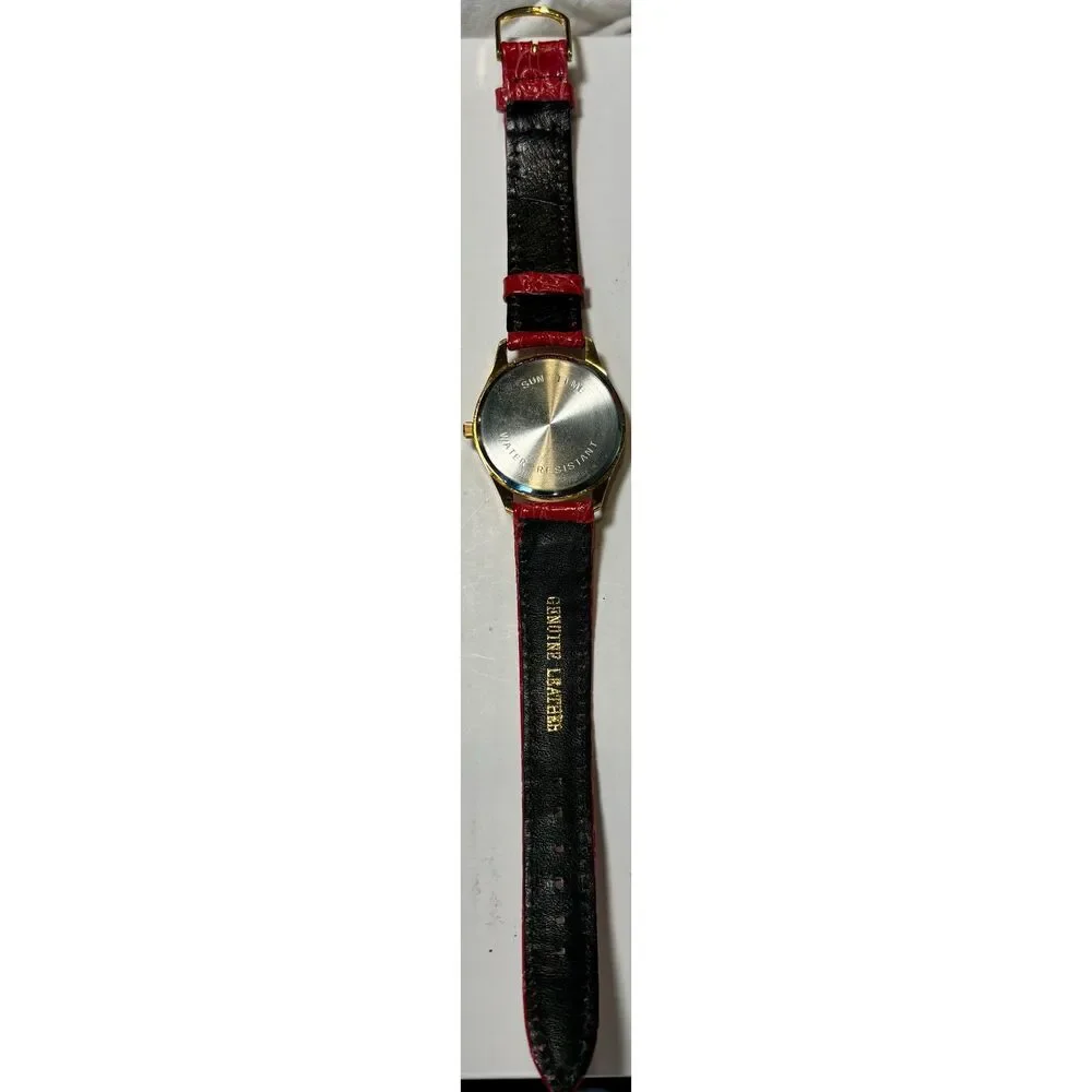 Vintage Sun Time Texas Tech Red Raiders Watch with Floating Logo